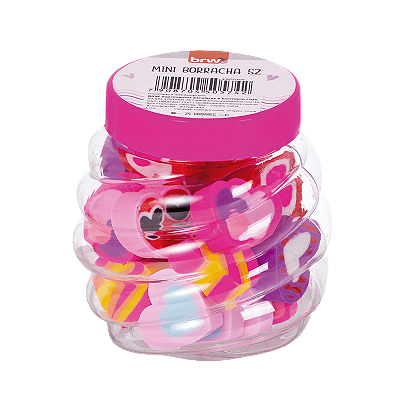 Mini Borracha S2 • Pote com 24 Unid.