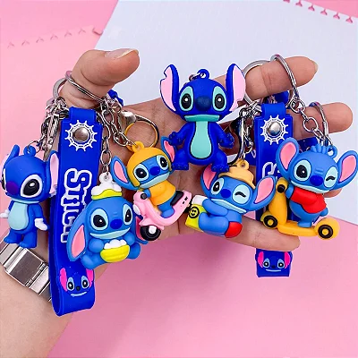 Chaveiro Emborrachado 3D Stitch