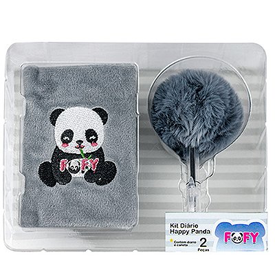 Kit Diário Happy Panda • 2 Itens