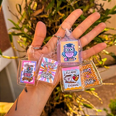 Chaveiro Acrílico • Professores