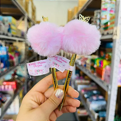 Caneta Esferográfica Princesa Pompom 1.0mm