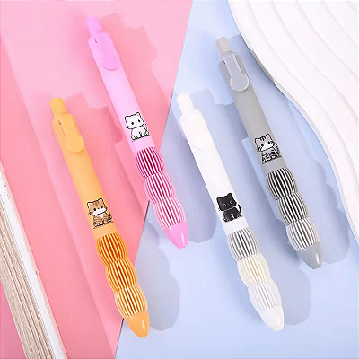 Caneta Gel Clic Premium Gatinho Cute 0.5mm
