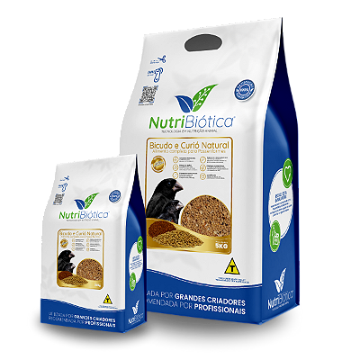NUTRIBIÓTICA EXTRUSADA BICUDO E CURIO NATURAL