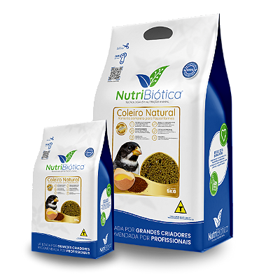 NUTRIBIÓTICA EXTRUSADA COLEIRO NATURAL