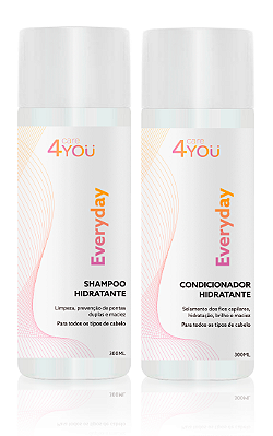 Shampoo + Condicionador Hidratante Care4You Everyday