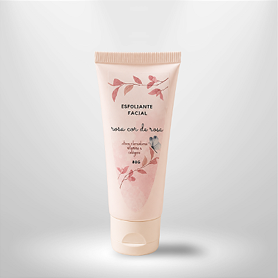 ESFOLIANTE FACIAL ROSA COR DED ROSA 80G