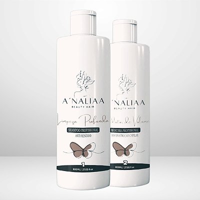 KIT RECONSTRUÇÃO CAPILAR A’NALIAA BEAUTY 800G