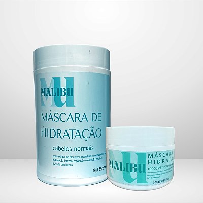 MÁSCARA DE HIDRATAÇÃO MALIBU 300G OU 1KG