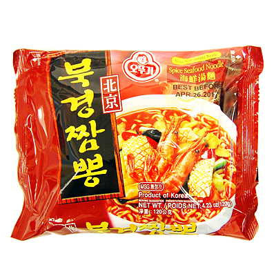 Macarrão Instantâneo Frutos do Mar Picante Beijing Jjambbong Ramen (120G)
