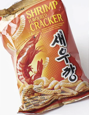 Salgadinho sabor Camarão Shrimp Flavoured Cracker
