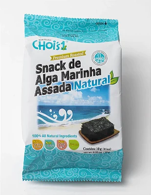 Snack de Alga Marinha Assada Natural