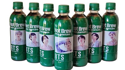 Café BTS Hot Brew Sweet Americano