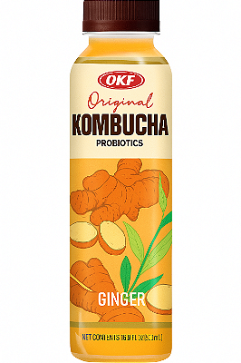 REFR.CHA KOMBUCHA LIMAO C/GENGIBRE OKF 500Ml