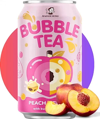 BUBBLE TEA SABOR PESSEGO 320ML
