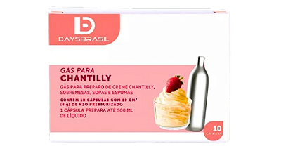 Cápsula de gás P/ Chantilly DaysBrasil