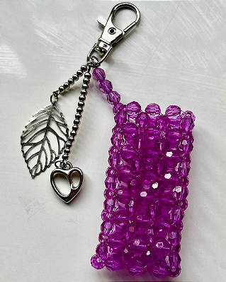 Porta Isqueiro ou Gloss Roxo