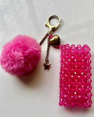 Porta Isqueiro ou Gloss Rosa