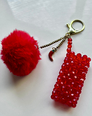 Porta Isqueiro ou Gloss Vermelho