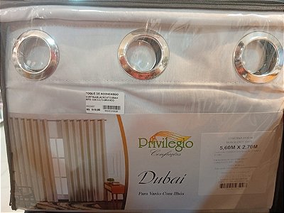 Cortina Dubai Black-out 100% – Privilegio Confecções