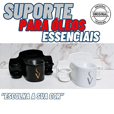 Suporte para Óleos Essenciais e Essências Plástico Branco Via Aroma