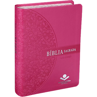 Bíblia Sagrada RA Letra Grande rosa pink