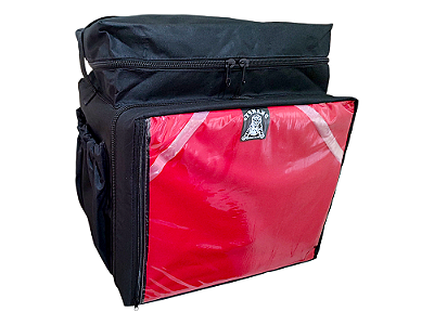 Bag com isopor e bolso grande Vermelho