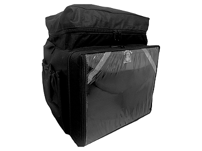 Bag com isopor Laminado e bolso grande Preta