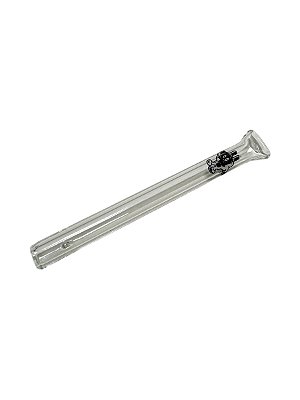 Piteira de Vidro Simples com Bocal Flat Plug Headshop