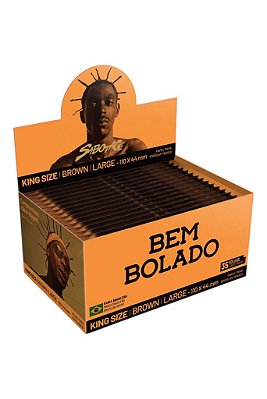 Seda Bem Bolado Large Brown King Size Edição Limitada Sabotage