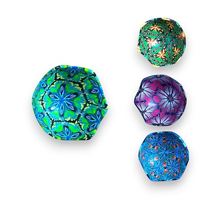 Cuia Geométrica de Cerâmica Plástica