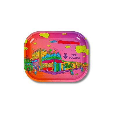 Bandeja de Metal Lojinha da Brisa Bem Bolado