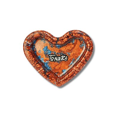 Cinzeiro de Resina Tonabe Coração Bronze