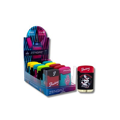 Maçarico Recarregável Zengaz Mega Jet Bicolor Smoking