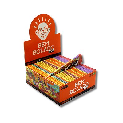 Caixa de Seda Bem Bolado Pop Slim King Size