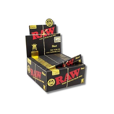 Caixa de Seda RAW Black King Size