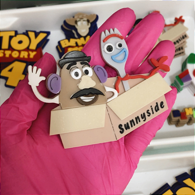 Aplique Caixa - Toy Story - 9cm - 1 unidade