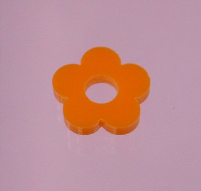 Aplique Flor 1,5cm - Jardim - Acrílico - 15 unidades