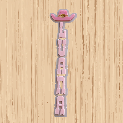 Aplique Nome para Batata Grande - Boiadeira - 15cm - 1 unidade