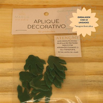 Aplique Pata de Dinossauro - Acrílico - 10 unidades