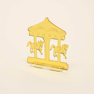 Cenário Carrossel - Parque - 7,5cm - 1 unidade