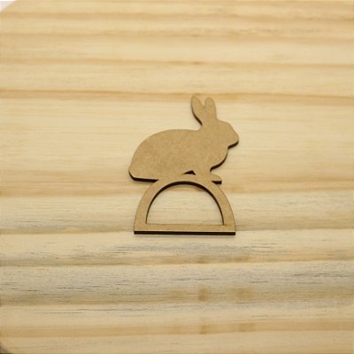 Porta Guardanapo Coelho 8cm- Páscoa - 4 unidades