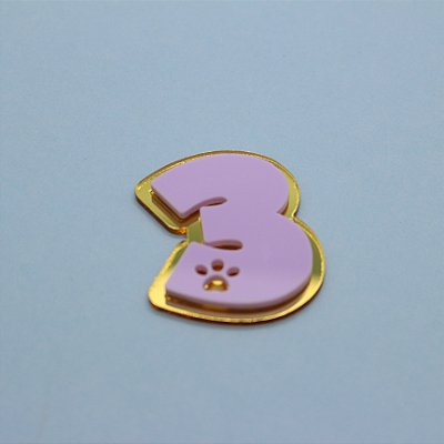 Aplique Idade - Patrulha Canina - 5cm - 1 unidade