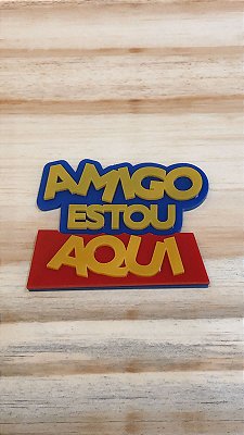Aplique Amigo Estou Aqui - Toy Story - 6cm - 1 unidade