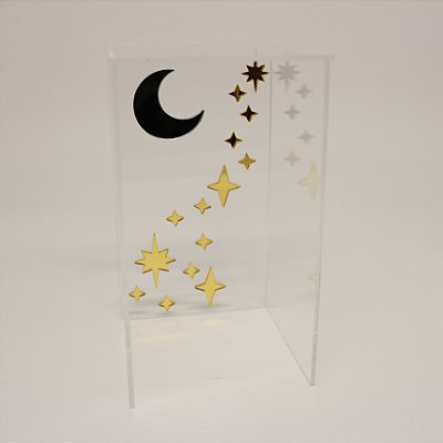 Caixa Cúpula Estrelas e Lua - Mickey - 14cm - 1 unidade