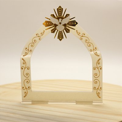 Cenário Arco com Divino - Batizado - 14cm - 1 unidade