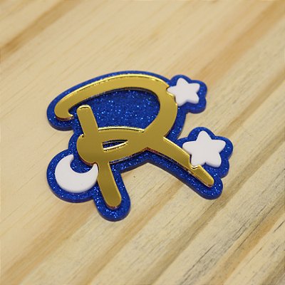 Aplique Inicial - Mickey - 6,5cm - 1 unidade