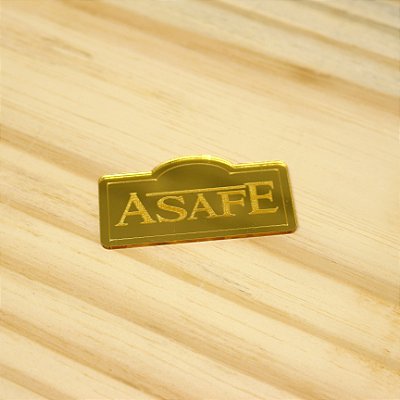Aplique Nome Dourado - 6cm - Rei Leão - ACRÍLICO