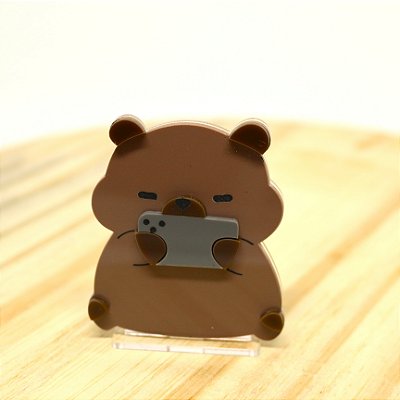 Cenário Capivara Gamer - Capivara - 6cm - 1 unidade