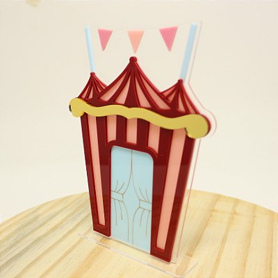 Cenário  Tenda - Circo - 16cm - 1 unidade