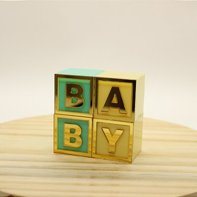 Kit Cubo 3D - Baby - Looney Tunes - 4cm - ACRÍLICO